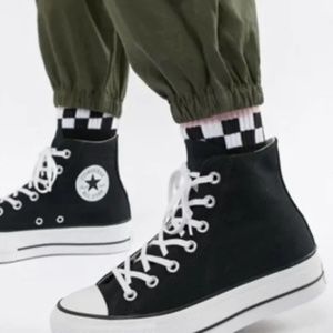 Converse Platform Hi-Tops Canvas Black